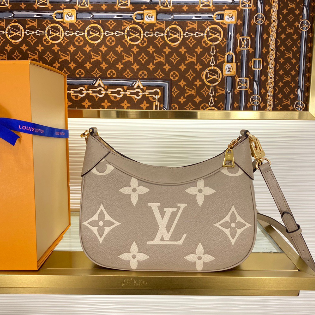 Louis Vuitton LV Bagatelle Monogram Like Auth Handbags 24x18cm