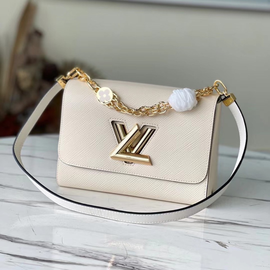 Louis Vuitton LV Twist Woman’s Cowhide Leather Fake Handbags 24cm