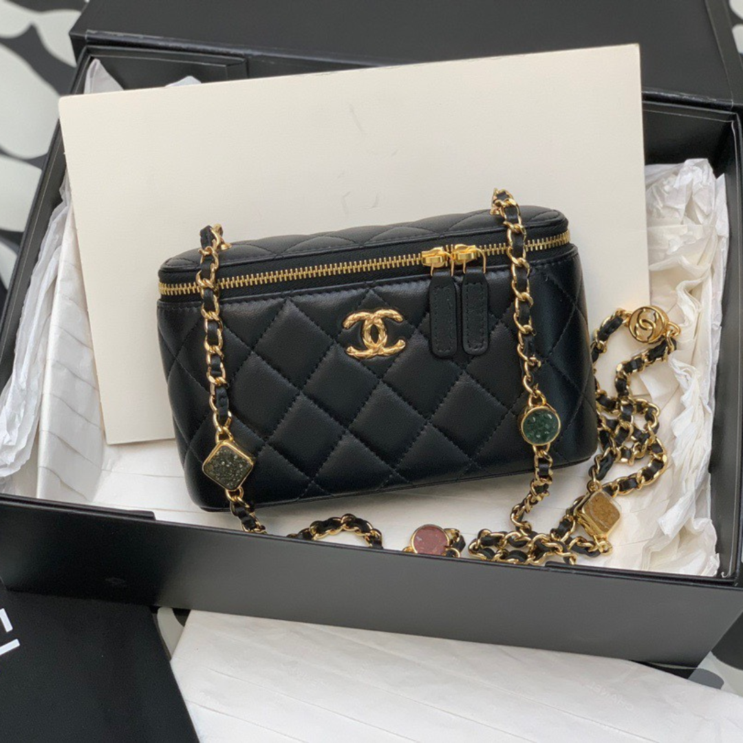 Chanel Mini Bag Fake Handbags Sheep Skin Handle Mix 17cm