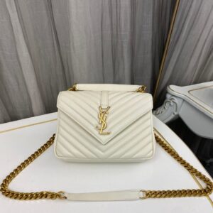Saint Laurent Medium College Leather Cross Body Bag